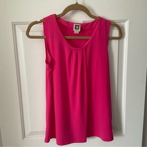 Anne Klein Sleeveless Shell Blouse, Size Small